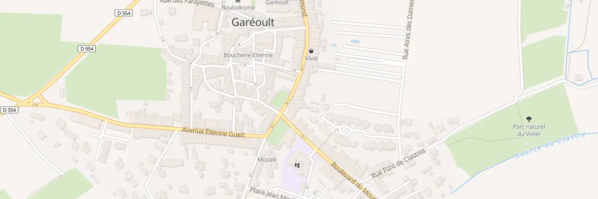 Plan du 8 Bd Capitaine Jean Audibert à Garéoult