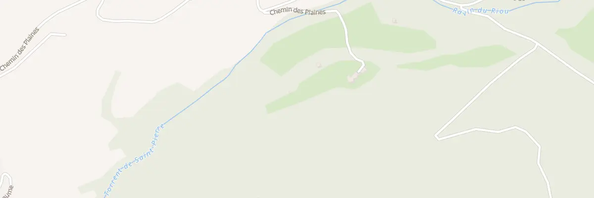 Plan du 890 Che des Plaines à Curbans