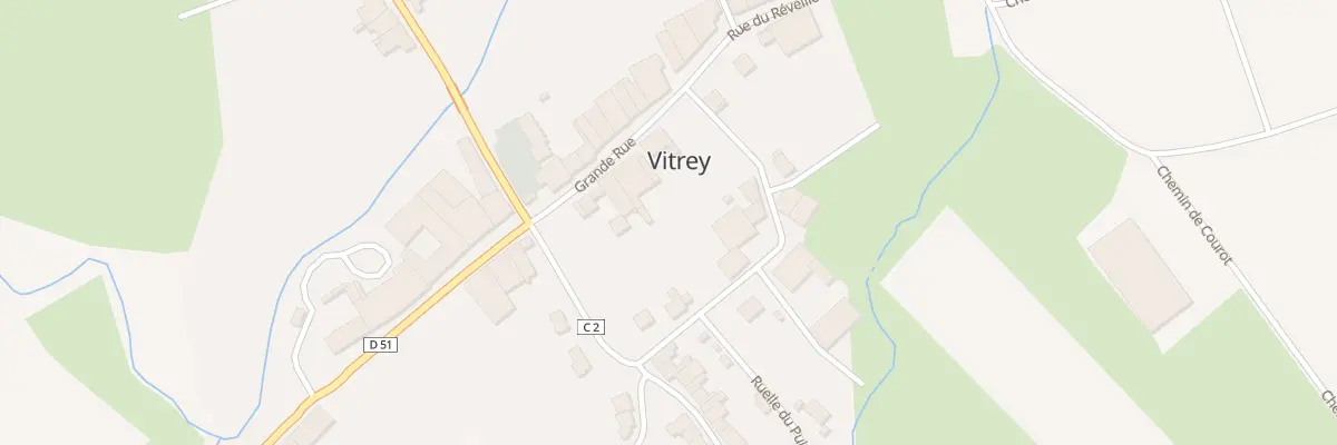 Plan du 12 Gr Grande Rue à Vitrey