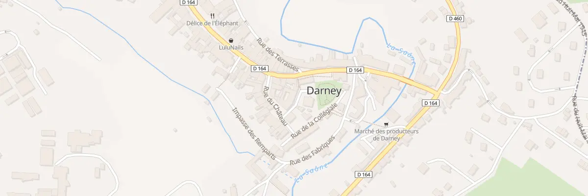 Plan du 9 Rue du Château à Darney