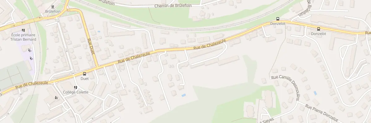 Plan du 54 Rue de Chalezeule à Besançon