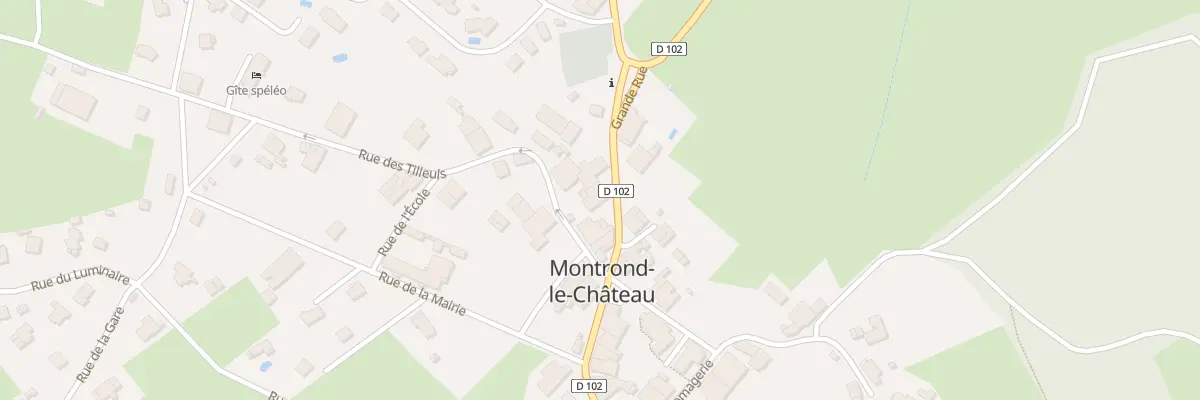 Plan du 4 Grande Rue à Montrond-le-Château