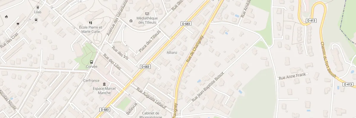 Plan du 35 Rue de Charigney à Besançon