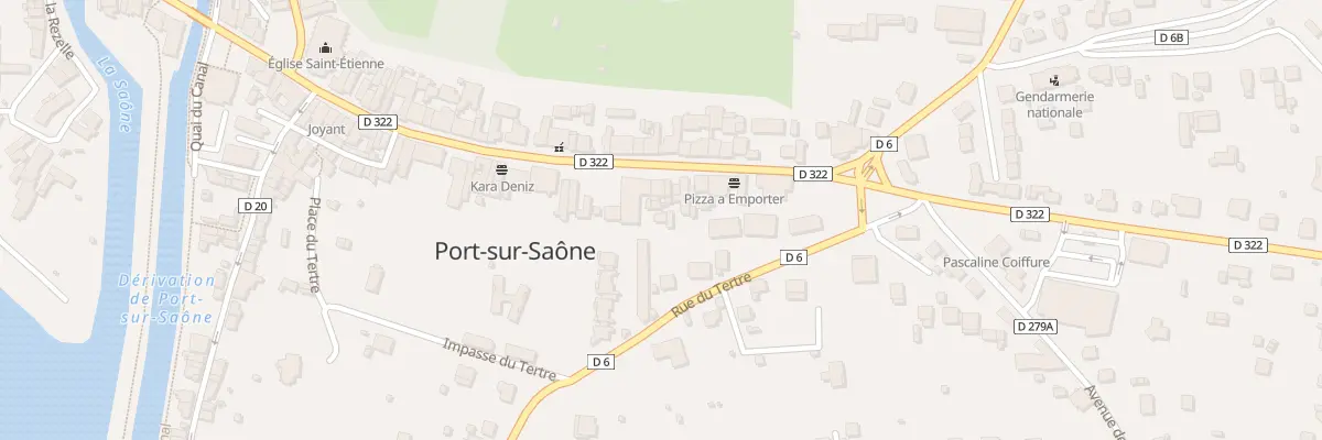 Plan du 83B Rue Francois Mitterrand à Port-sur-Saône
