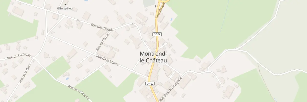 Plan du 2 Rue du Tilleul à Montrond-le-Château