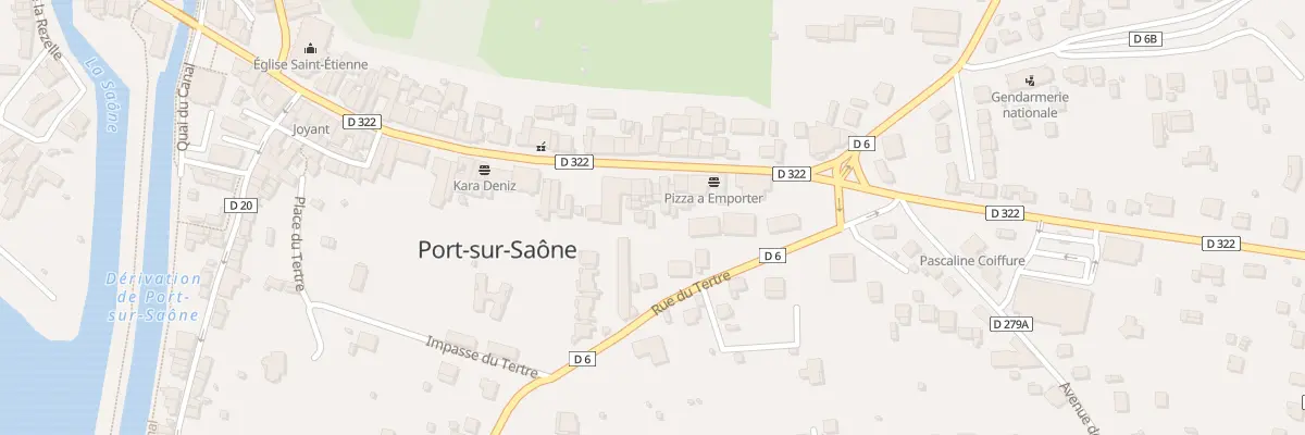 Plan du 85 Rue Francois Mitterrand à Port-sur-Saône