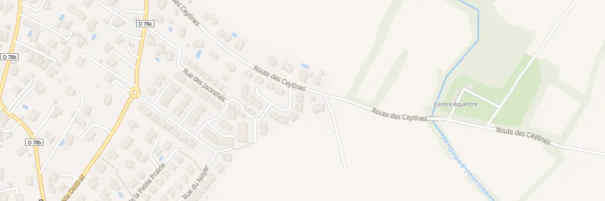 Plan du 334 Rue des Jacinthes à Saint-Genis-Pouilly