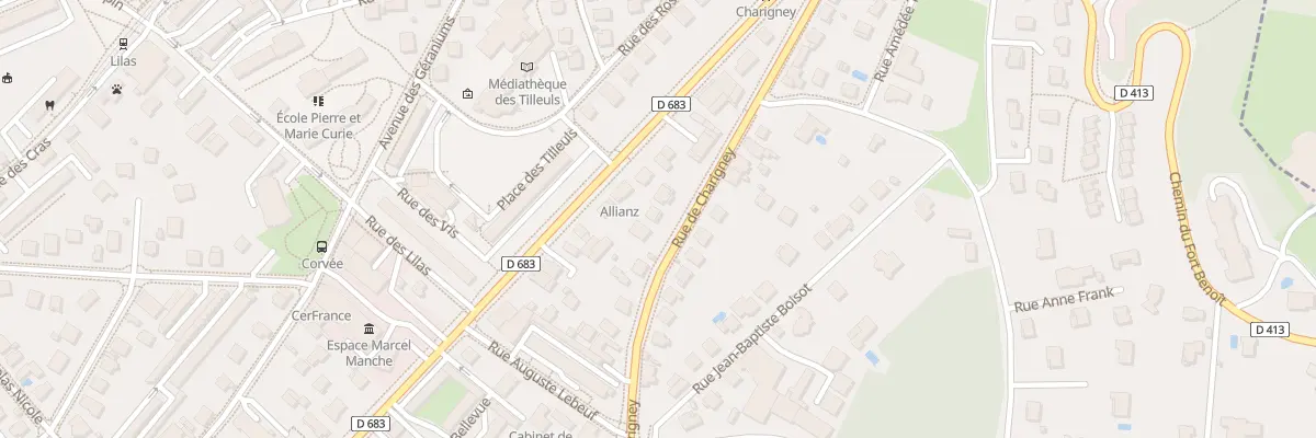 Plan du 37 Rue de Charigney à Besançon