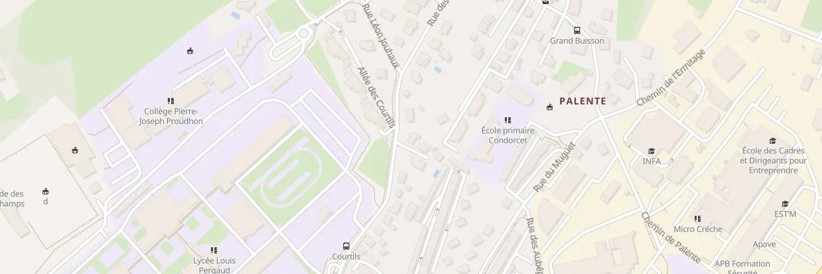 Plan du 24 Rue des Courtils à Besançon