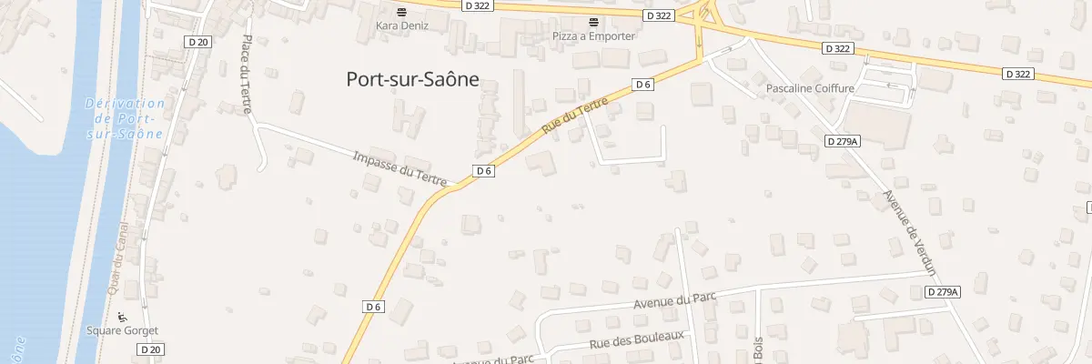 Plan du 22 Rue du Tertre à Port-sur-Saône