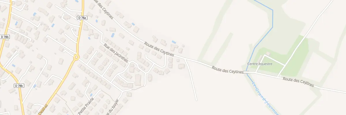 Plan du 340 Rue des Jacinthes à Saint-Genis-Pouilly