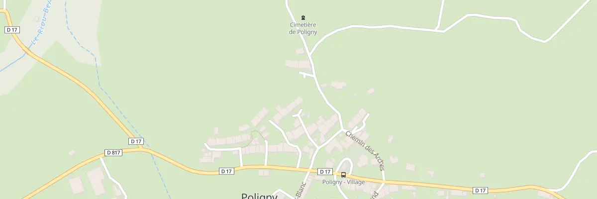 Plan du 3 Che des Arches à Poligny