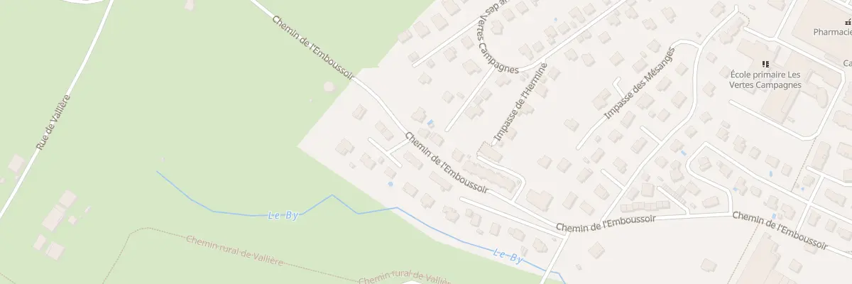Plan du 872 Rue des Vertes Campagnes à Gex
