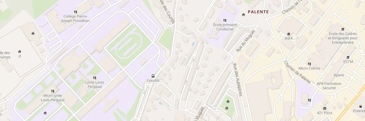 Plan du 20A Rue des Courtils à Besançon