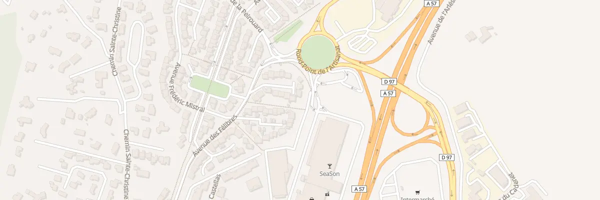 Plan du 8 Rue des Jonquières à Solliès-Pont