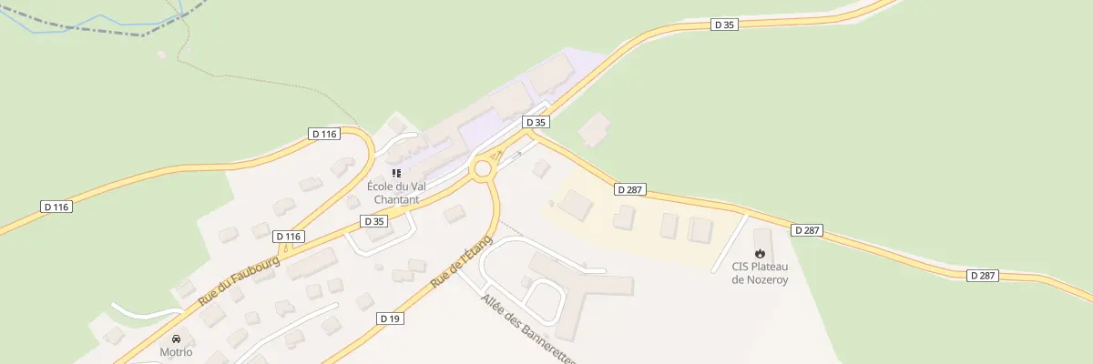 Plan du 4 Rue Gilbert Cousin à Nozeroy