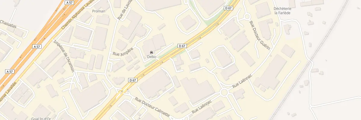 Plan du 1016 Rue du Doc Schweitzer à La Farlède