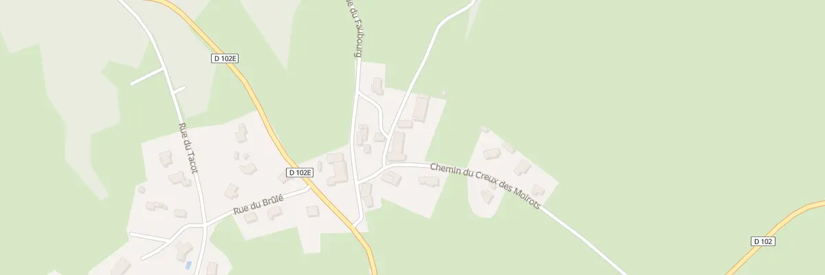 Plan du 6 Rue du Faubourg à Montrond-le-Château