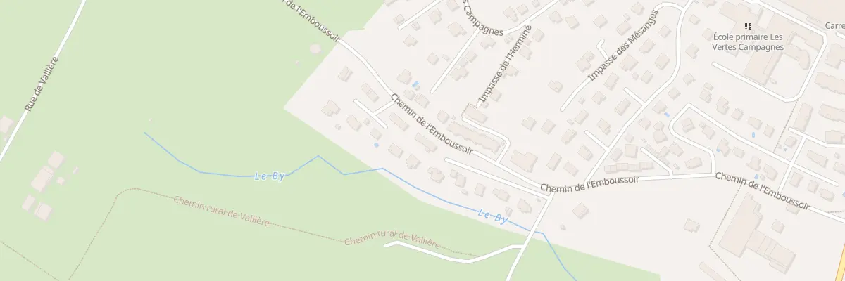 Plan du 180 Imp des Chênes à Gex