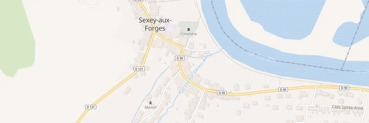 Plan du 7 Rue de la République à Sexey-aux-Forges