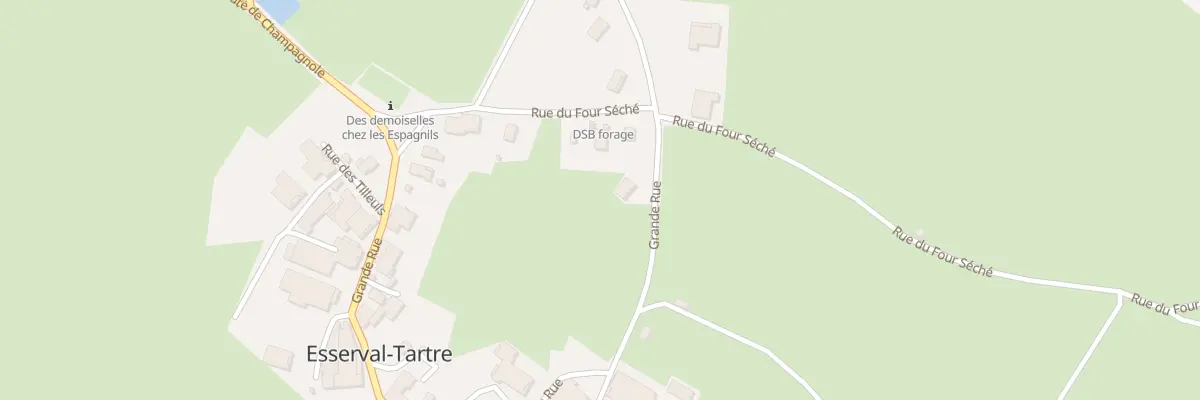 Plan du 23 Rue Grande Rue à Esserval-Tartre