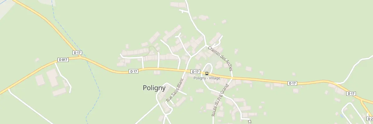 Plan du 1 Rue des Fontaines à Poligny