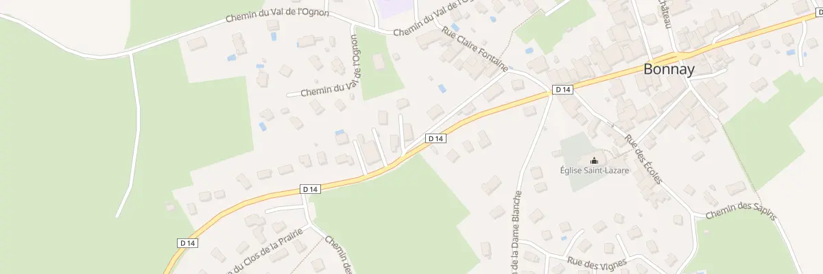 Plan de Au Village à Bonnay