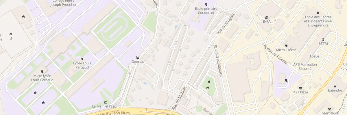 Plan du 11 Rue du Muguet à Besançon