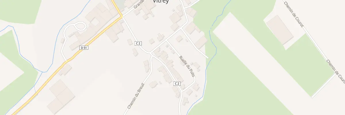 Plan du 7 Rue du Pâtis à Vitrey