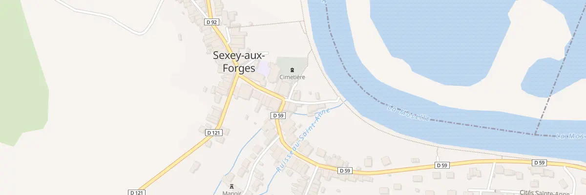 Plan du 1 Rue de la Moselle à Sexey-aux-Forges