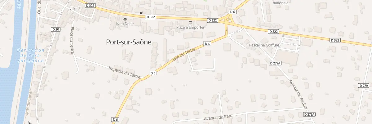Plan du 20 Rue du Tertre à Port-sur-Saône