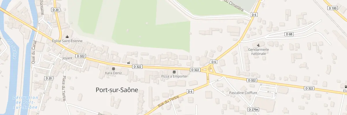 Plan du 74 Rue Francois Mitterrand à Port-sur-Saône