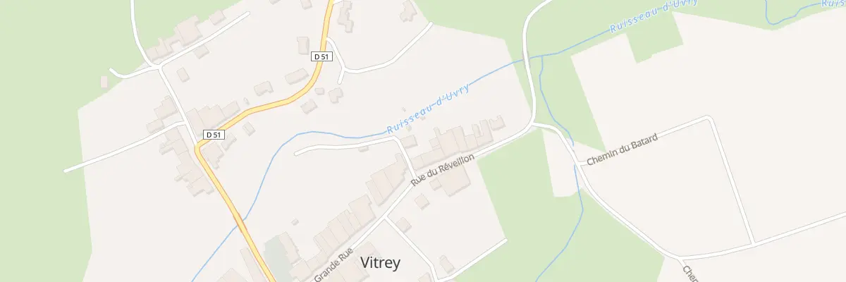 Plan du 7 Rue du Réveillon à Vitrey