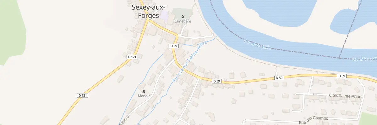 Plan du 15 Rue de la République à Sexey-aux-Forges