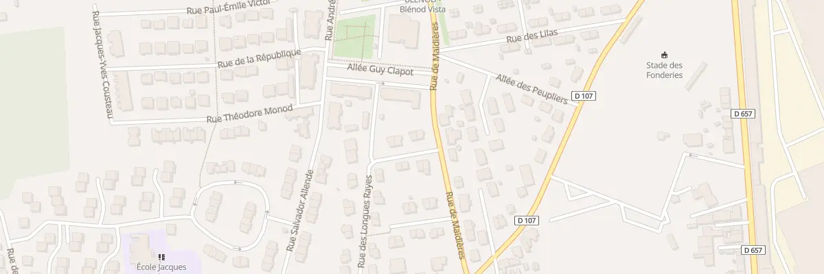 Plan du 14 Rue des Longues Rayes à Blénod-lès-Pont-à-Mousson