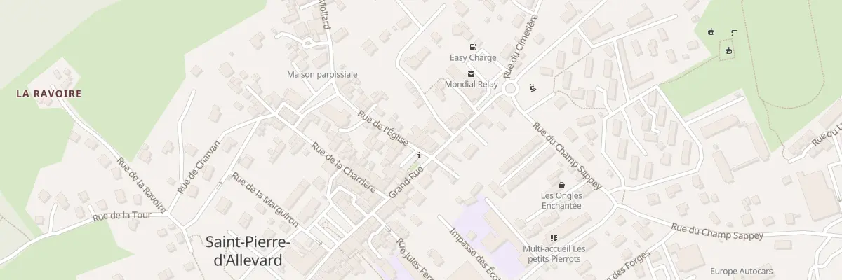 Plan du 18 Rue de l’Eglise à Crêts en Belledonne