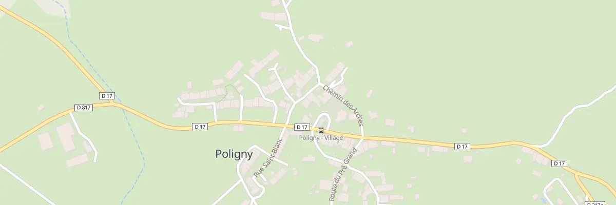 Plan du 1 Pl du Vallat à Poligny