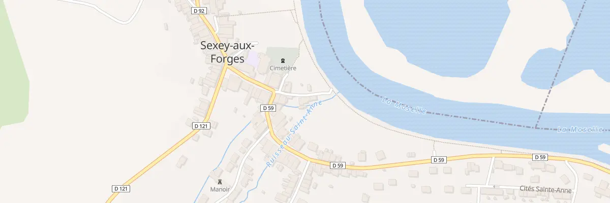 Plan du 6 Rue de la Moselle à Sexey-aux-Forges