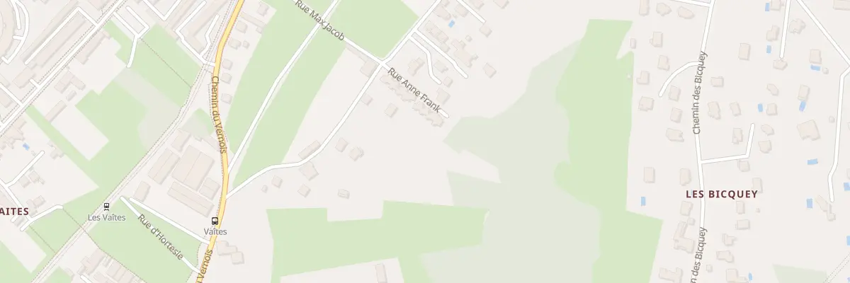 Plan du 6 Rue Anne Frank à Besançon