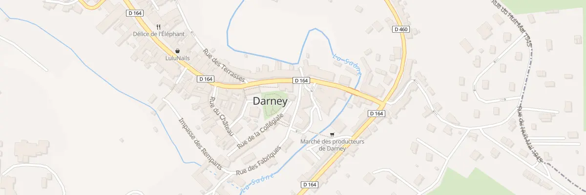 Plan du 14 Imp de la Collégiale à Darney