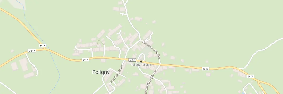 Plan du 5 Pl du Vallat à Poligny