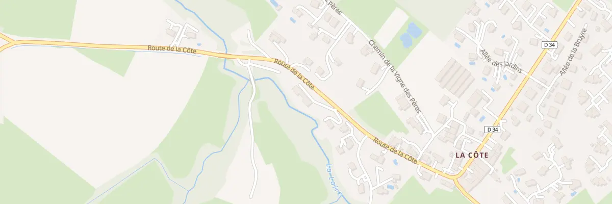 Plan du 750 Rte de la Côte à Viry