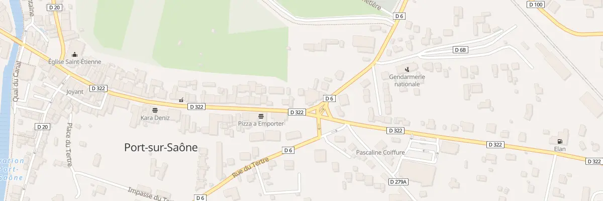 Plan du 88 Rue Francois Mitterrand à Port-sur-Saône