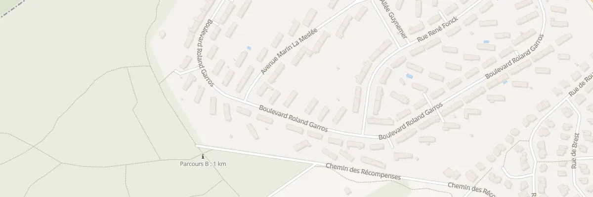 Plan du 315 Bd Roland Garros à Liverdun