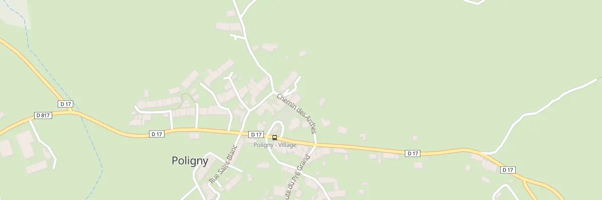 Plan du 2 Che des Arches à Poligny