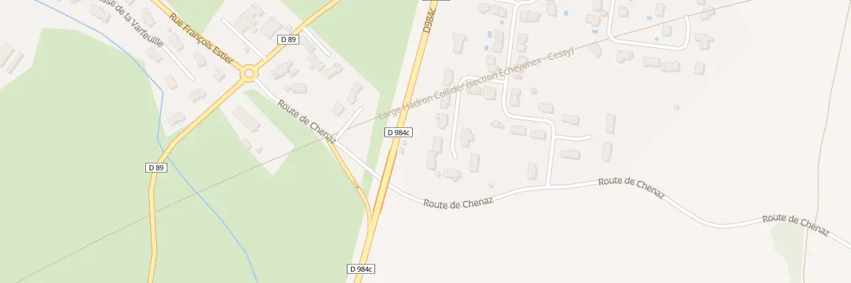 Plan du 17 Rue de la Table Ronde à Échenevex