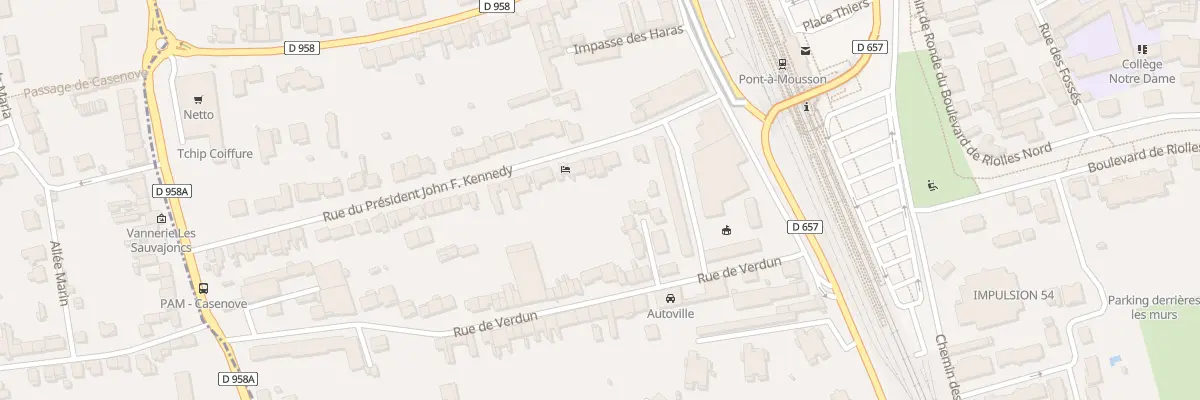 Plan du 7B Rue du Pdt J F Kennedy à Pont-à-Mousson