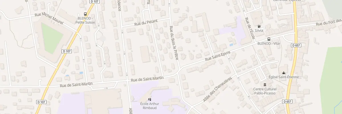Plan du 3 Rue du Bois le Prêtre à Blénod-lès-Pont-à-Mousson