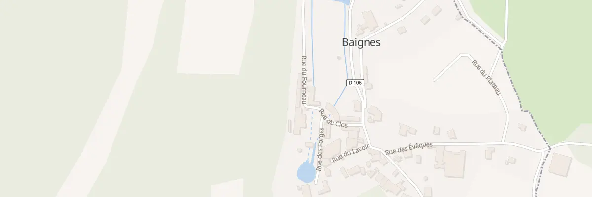 Plan du 4 Rue du Fourneau à Baignes