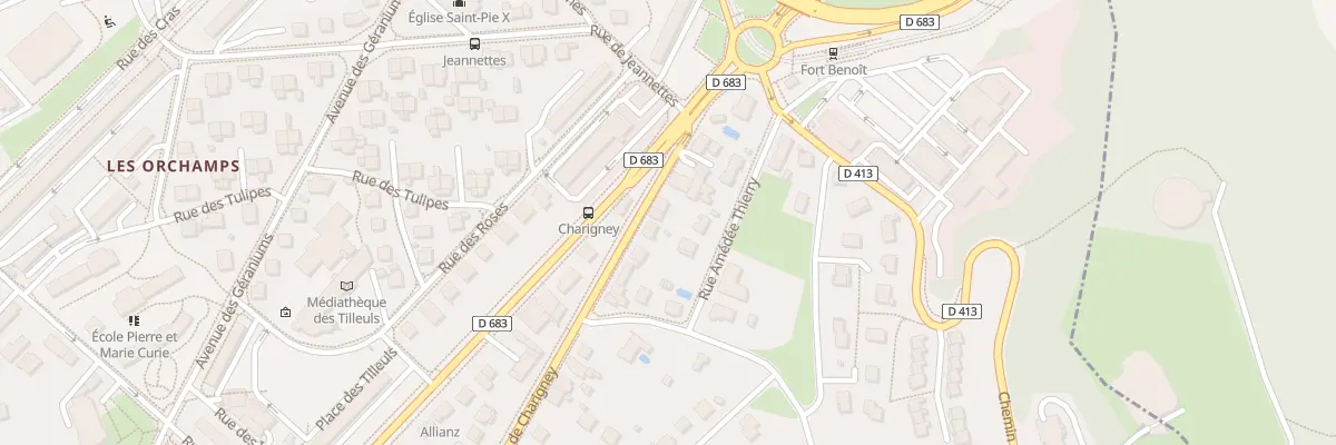 Plan du 48 Rue de Charigney à Besançon